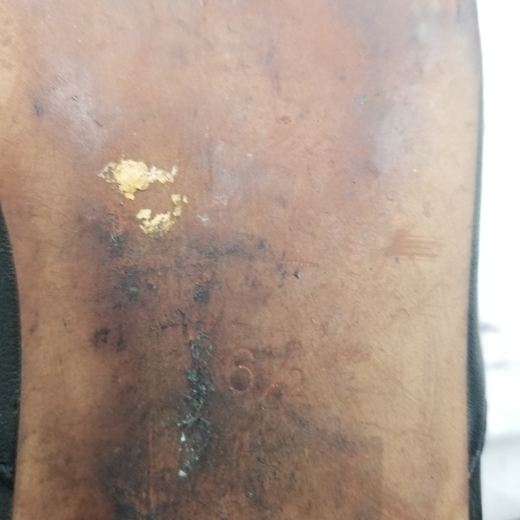 Madewell Lizbeth black leather pointed toe flats - Picture 3 of 9